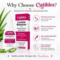Cutikles Cuticle Remover Gel. Quick-Action, No-Spill Professional Gel 1 Fl Oz