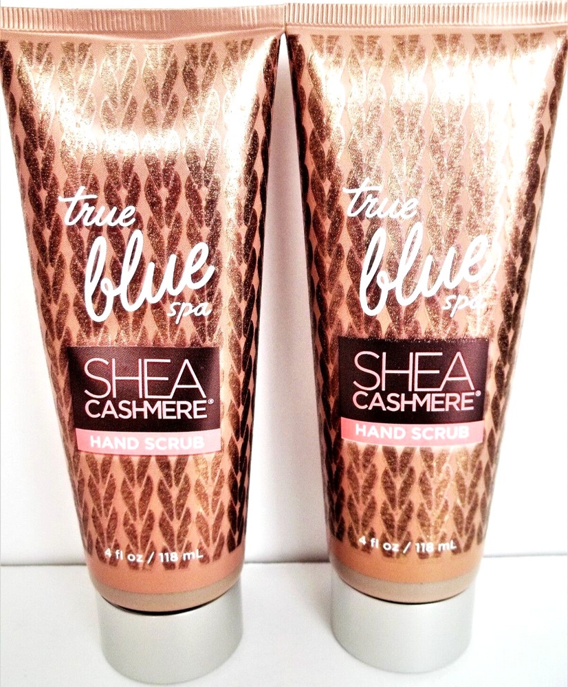 Bath Body Works TRUE BLUE SPA SHEA CASHMERE HAND SCRUB, 4 fl. oz/118 mL, NEW x 2