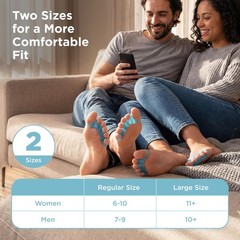 Mind Bodhi Toe Separators/Toe Spacers – For Men and Women Regular Size, Blue