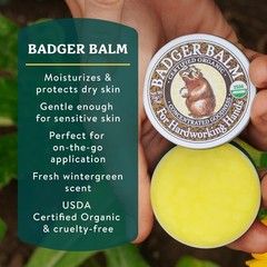 Healing Balm, Hard Working Hands Cream, Organic Hand Cream for Dry Cracked Ha…