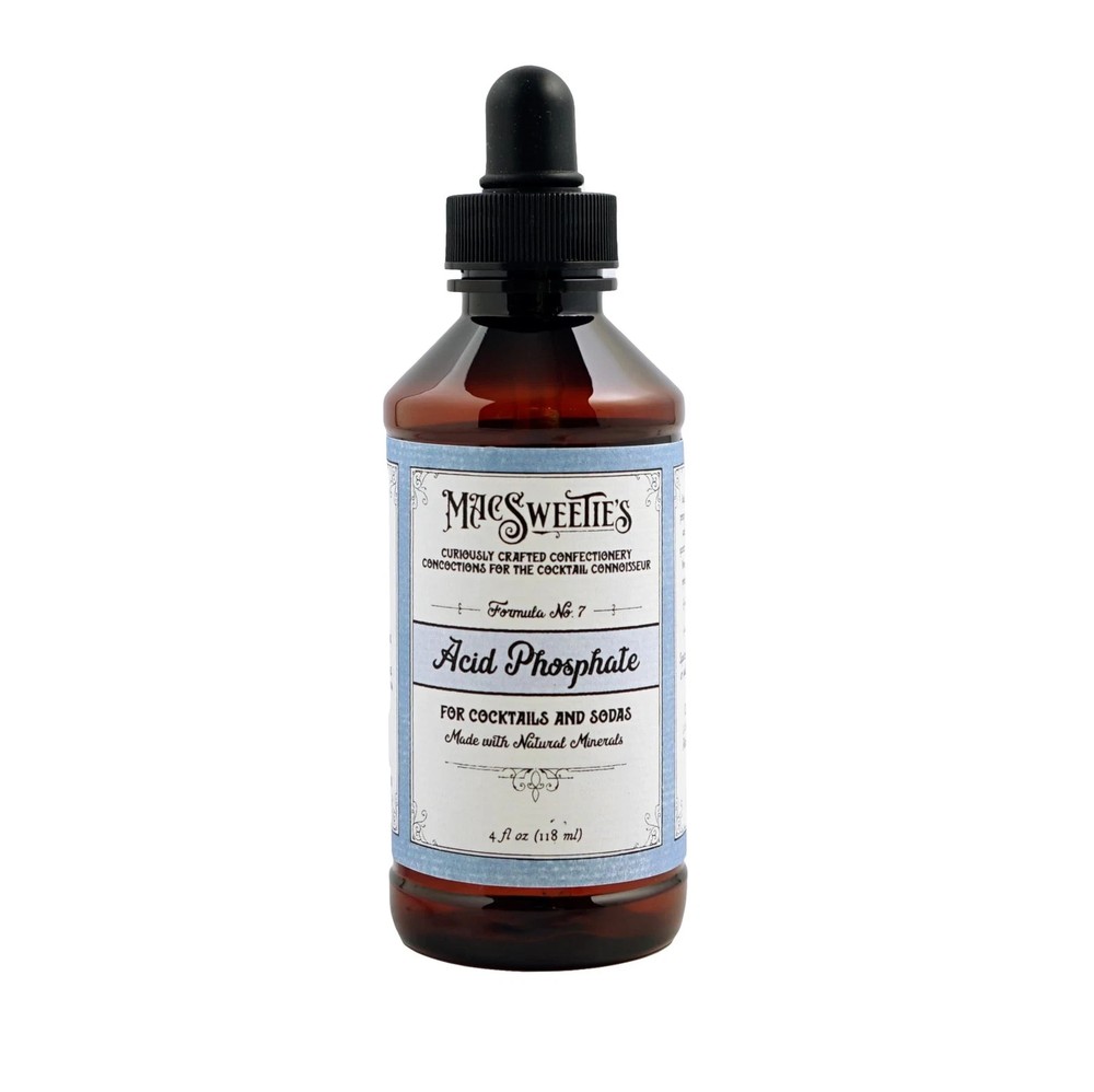 MacSweetie’s Acid Phosphate for Drinks, Cocktails & Sodas 4 Ounce (Pack of 1)