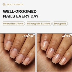 Beauty Power Nail Oil Cuticle Pen – Peach – 0.1 Fl Oz (Pack of 1),