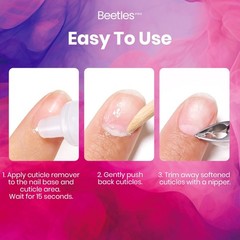 Beetles Pro Cuticle Remover 1.35 Fl Oz (Pack of 1), 40ml PRO