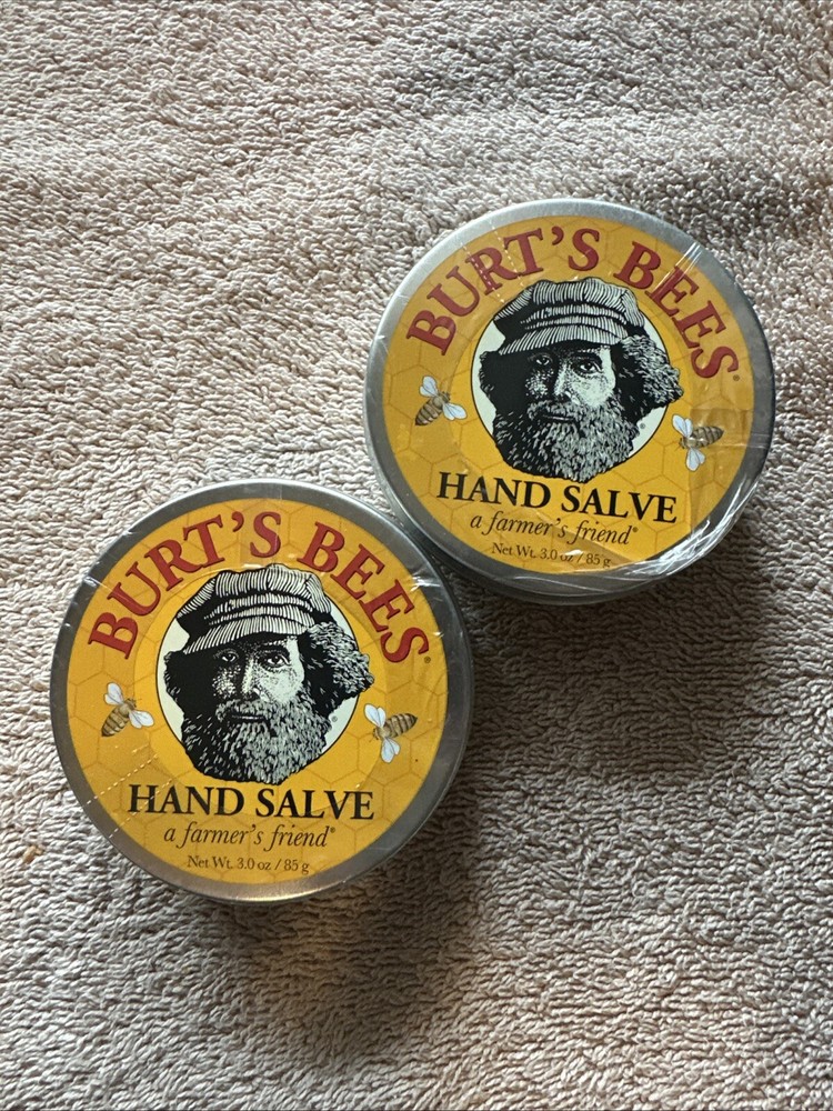Burt’s Bees Hand Salve 3 oz Farmer’s Friend 1 Tin Sealed Lot Of 2