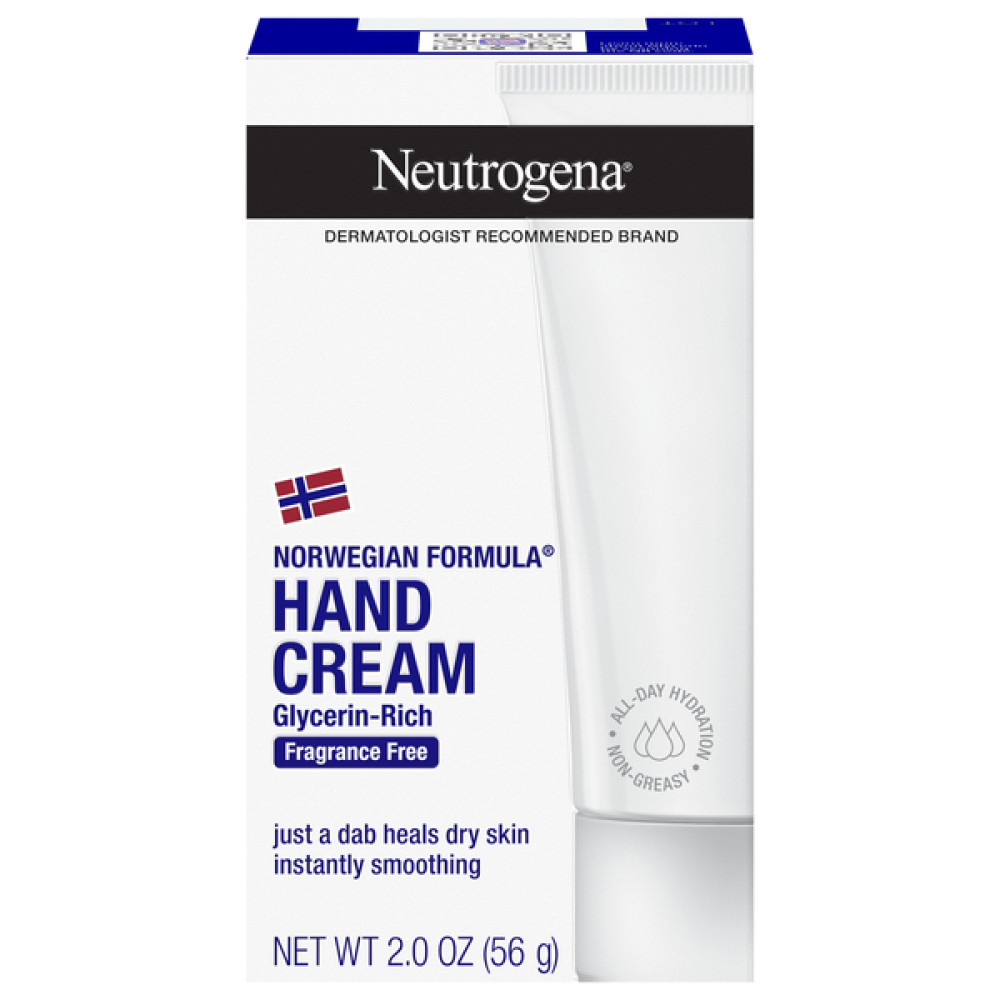 Neutrogena Norwegian Formula Dry Hand Cream, Fragrance-Free, 2 oz