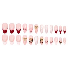Holiday Glamours Press On Nail Featuring Jelly Adhesive Pads And Nail File Kit