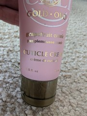 Valuta Currency Gold Grapefruit Cassis Cuticle Cream 2.5 oz/75ml New