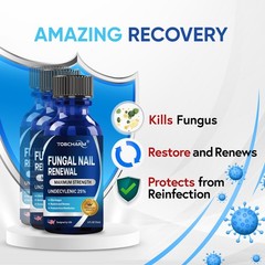 Toenail Fungus Treatment Extra Strength with 25% 0.5 Fl Oz (Pack of 2), White