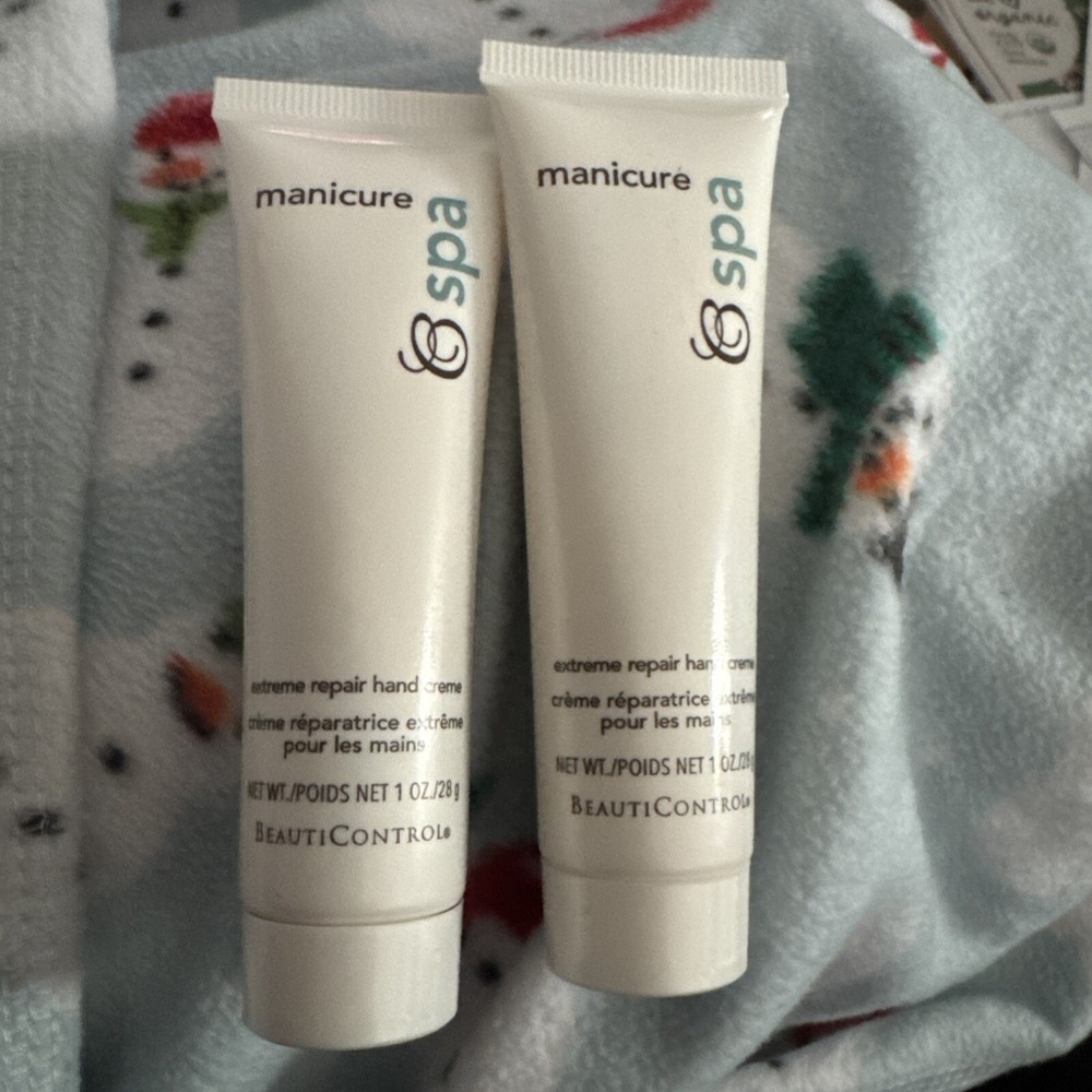 2 BeautiControl Spa Manicure Extreme Repair Hand Creme! 1 oz. Ea