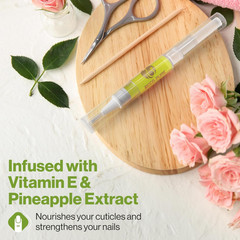 Cuticle Oil Pen Nail Care Vitamin E Manicure Pedicure Strengthener Softener