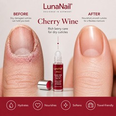 LunaNail Cuticle Oil, Roll-On Nail Oil 0.37 Fl Oz (Pack of 1), Multicolor