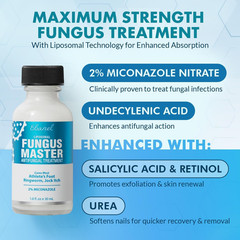 1 Fl Oz (Pack of 1), Ebanel Athlete’s Foot Fungus Treatment Extra Strength…