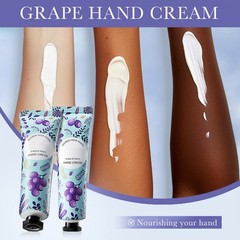 Set Of 5 Hand Lotion Nourishing Grape Scented Prevent Dryness Hand Cream