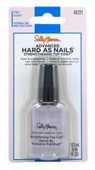 (2 PACK) Sally Hansen Advanced Hard As Nails Strength Top Coat 0.45 Ounce
