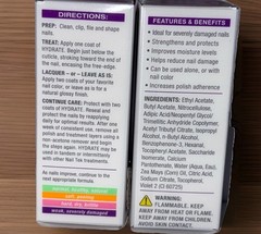 Nail Tek Hydrate Moisturizing Strengthener 1 For Strong, Healthy Nails. 2 Pack!
