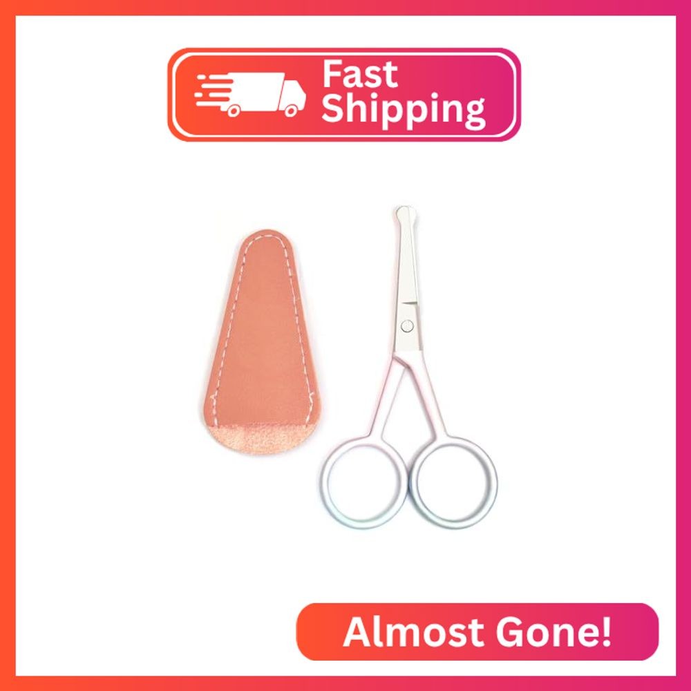 Yutoner Premium Manicure Rounded Tip Scissors Multi-purpose Stainless Steel Cuti