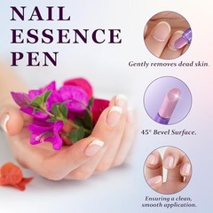 3PCS 3-in-1 Cuticle Oil Pen Sassy Tip Pusher Pen – Nail Buffer Pen