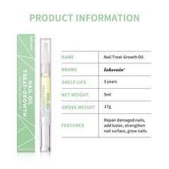 Nail Treat-Growth Cuticle Oil Bright Oil Texture, Repair Damaged Nails- 5 ML