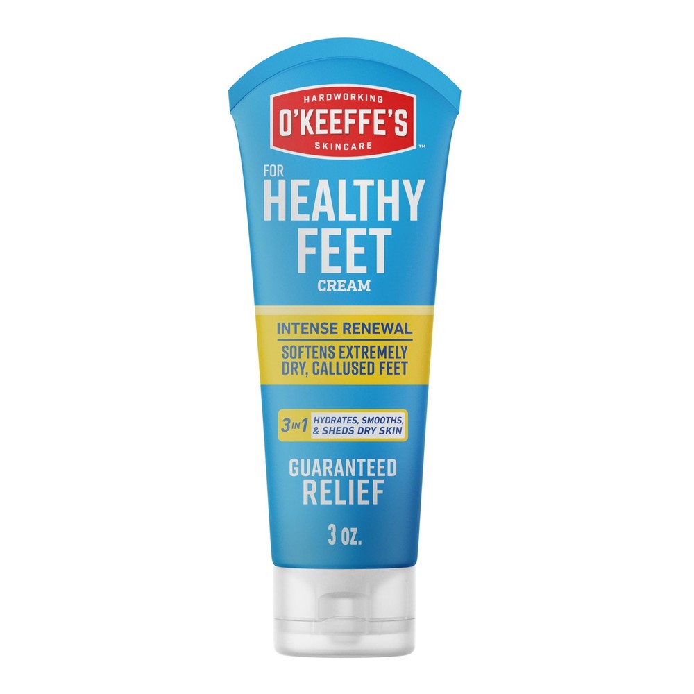 O’Keeffe’s for Healthy Feet Intense Renewal Cream 3 Ounce (Pack of 1), White