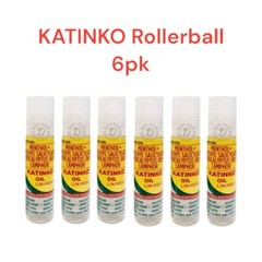 Katinko Oil Liniment Rollerball Applicator, 10ml (6Pack)
