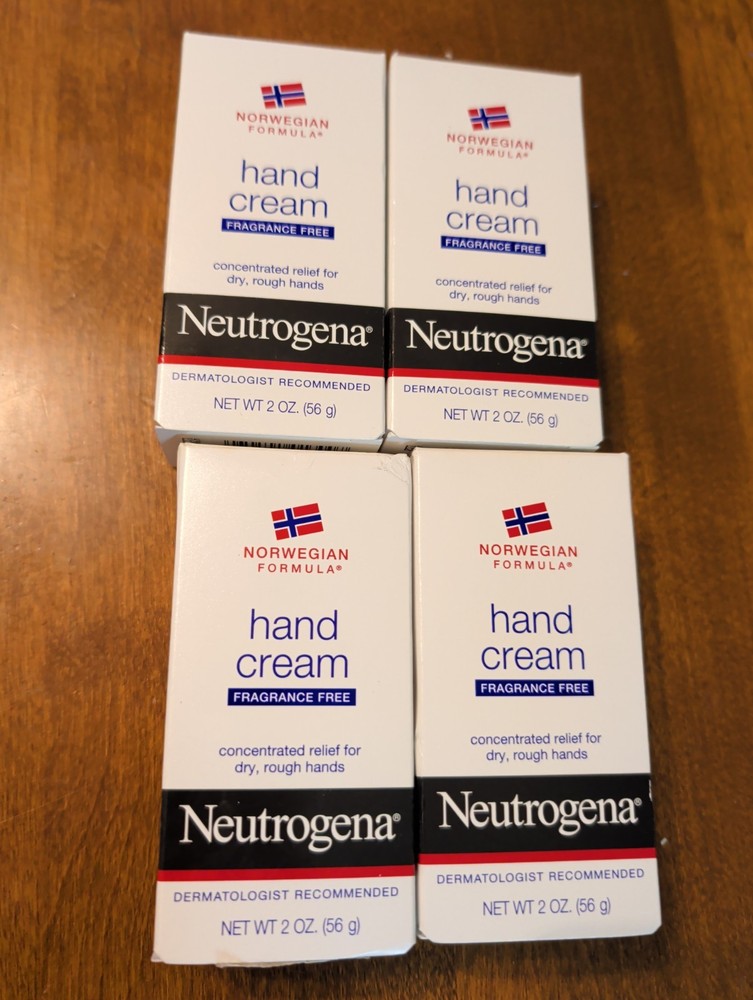 Neutrogena Norwegian Formula Fragrance Free Glycerin Rich Hand Cream 4-2oz NIP