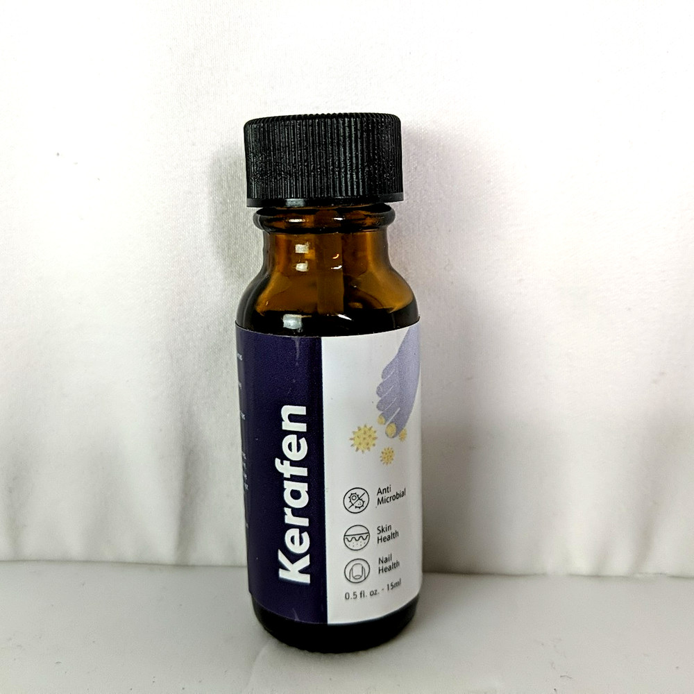 Kerafen Natural Toenail Nail Fungus Oil Treatment .5 Fl Oz Antifungal Supplement