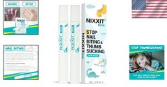 Effective Nail Biting & Thumb Sucking Prevention for Kids – Non Glossy 2 Pack