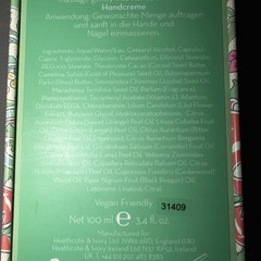 WILLIAM MORRIS BERGAMOT &VETIVER HAND CREAM IN COLLECTIBLE hinged TIN 3.38FLOZ