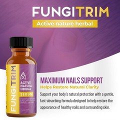 FungiTrim Nail Renewal Serum 1oz – Natural Botanical Formula Supports Healthy Na