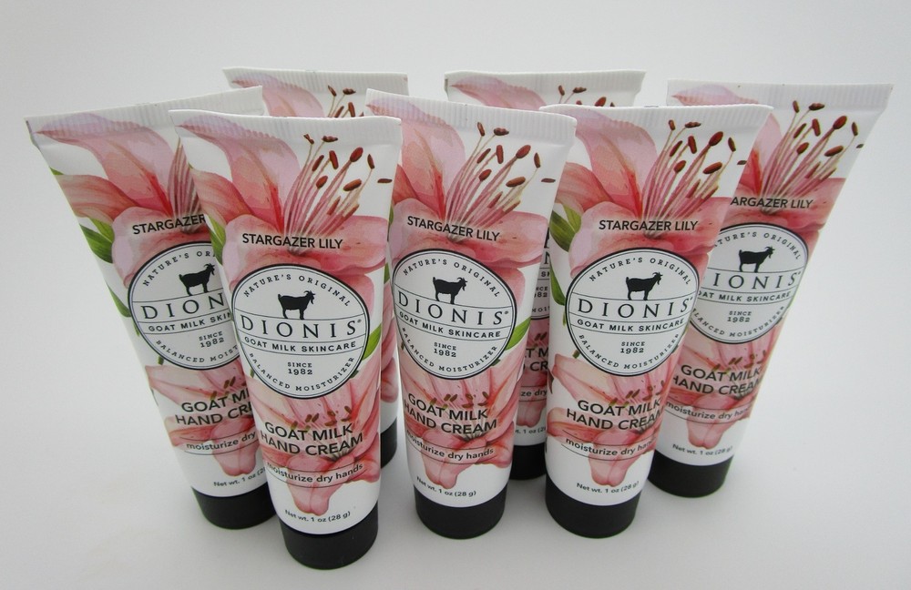 STARGAZER LILY Dionis Goat Milk Hand Cream 1 oz – Lot of 7