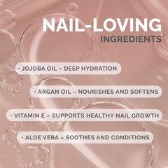HydraGrow Cuticle Oil Nail Growth Serum with Vitamin E Jojoba Aloe Vera 3ml