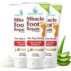 Miracle Foot Repair Cream, (1 oz / 3 Pack) 1 Ounce (Pack of 3), Pack 3
