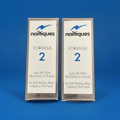 Nailtiques Formula 2 Protein 15 ml / 0.5 Oz, For Strong, Healthy and Shiny Nails