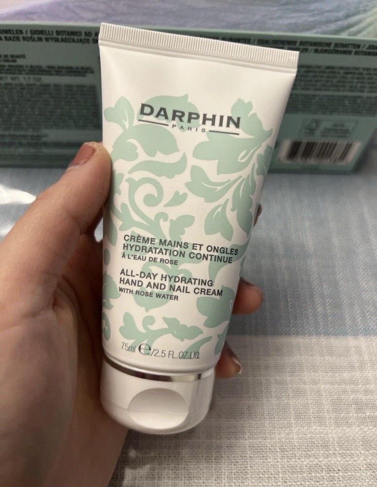 Darphin All Day Hydrating Hand And Nail Cream With Rose Water ~ 75 ml / 2.5 oz