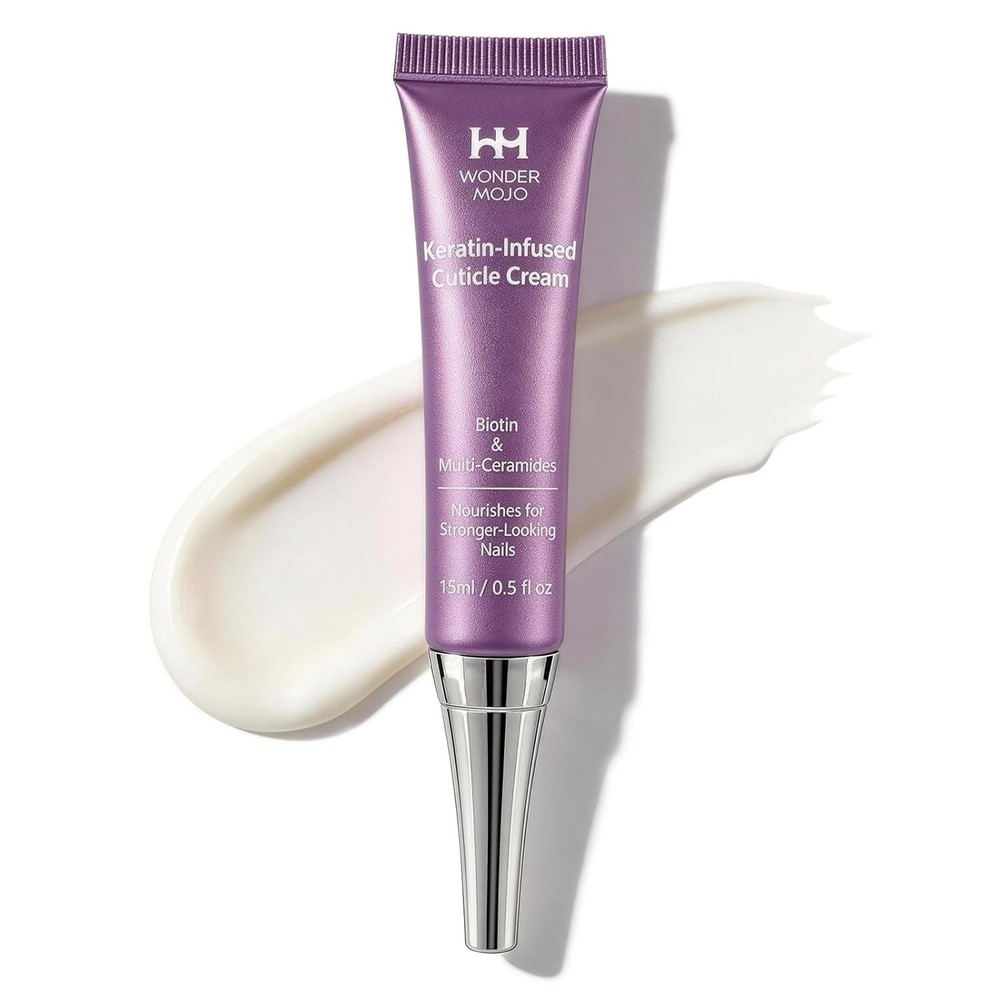 Nail and Cuticle Cream with Keratin Biotin and Ceramides Deep Hydration 15ml