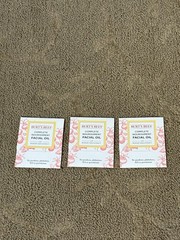 Lot Of 4 Burt’s Bees Items ( 1 Lemon Butter Cuticle Cream, 3 Facial Oil Samples