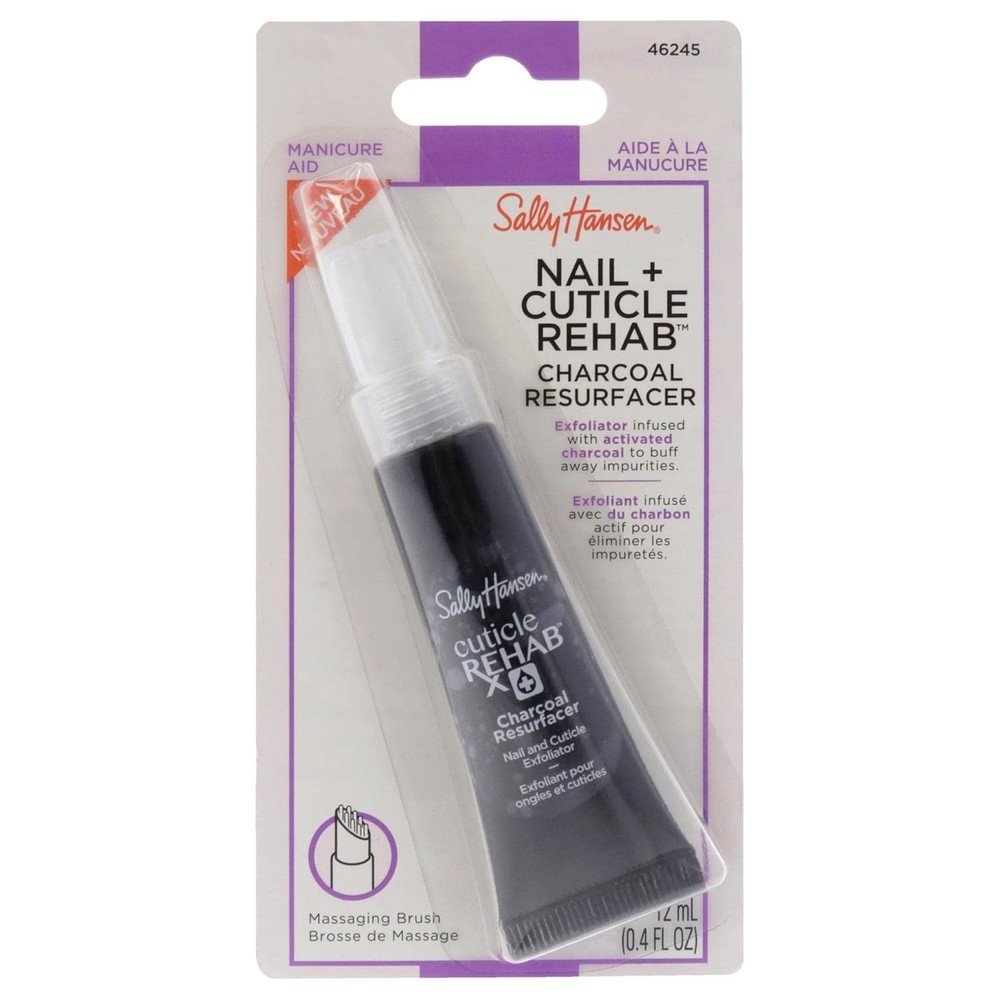 Sally Hansen 5-Pack Nail + Cuticle Rehab Charcoal Resurfacer Exfoliator 46245