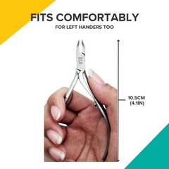 Rui Smiths Professional Cuticle Nippers – Surgical Stainless Steel 4mm Jaw