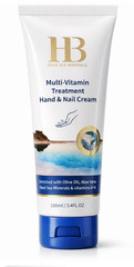 H&B Multi-Vitamin Treatment Hands & Nails Cream Dead Sea Minerals 100ml 3.4 oz