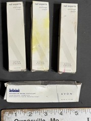Lot 3 AVON Nail Experts ANTI-FUNGAL CREAM NIB & Advanced MIRA-CUTICLES Protect