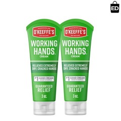 Hand Cream for Extreme Dryness – O’Keeffe’s 3 oz Tube 2 Pack – Hypoallergenic