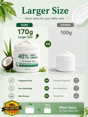 FAMIKYA Urea Cream 40% Feet 6 Ounce