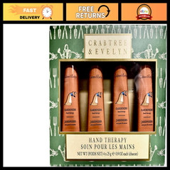 Moisturizing Hand Therapy Cream 4-Pack (0.9 oz Each) – Ideal for Gardeners, Dry