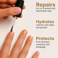 Sweet Almond Cuticle Oil for Nails – Repairs Cuticles Overnight – Moisturizes…