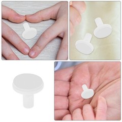 24Pcs Nail File Replacement Pads White for Adults Electric Nail Grinding Tools