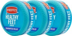 O’Keeffe’s for Healthy Feet Foot Cream; 3.2 Ounce (Pack of 3), Blue