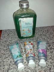 Hand Cream Set -Pack of 3 Hand Cream. Shea Almond, Jasmine, Peony & 1 Foam Bath