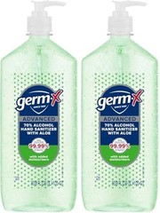 Germ-X Hand Sanitizer Gel with Aloe and Vitamin E | Moisturizing | No Rinse Form