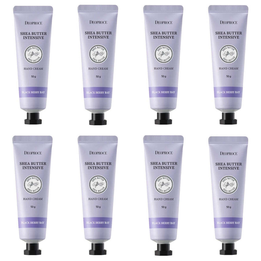 Deoproce Shea Butter Intensive Hand Cream Black Berry Bay 50g*8Pcs – FREE SHIP
