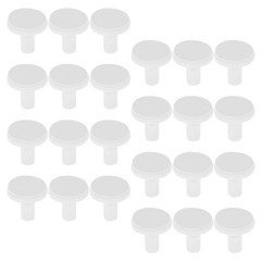 24Pcs Durable Nail File Pads Replacement Heads for Electric Nail Trimming White